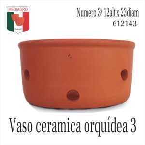 VASO CERAMICA ORQUIDEA GRANDE