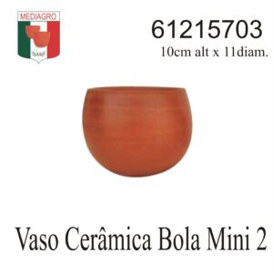 VASO CERAMICA BOLA MINI 2