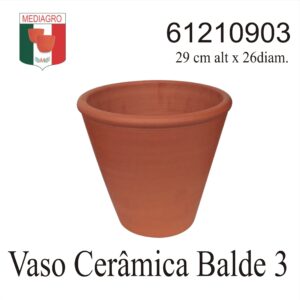 VASO CERAMICA BALDE 3