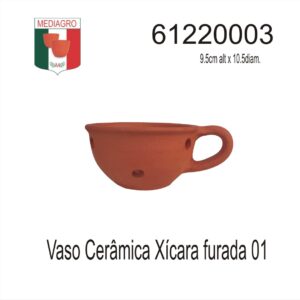 VASO CERAMICA XICARA FURADA 01