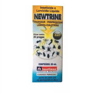 NEWTRINE 30ML CONTRA FORMIGA, BROCA, CUPIM, ACARO, TRAÇA, CARRAPATO, PULGA, ARANHA, BARATA, MOSCA, ESCORPIÃO