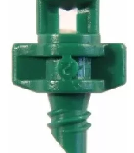 MICROASPERSOR DE JATO UNICO 360º VERDE 1,5MM - PARA MCA 10 VAZAO 70L/HORA RAIO DE 2,4M - CX C/12
