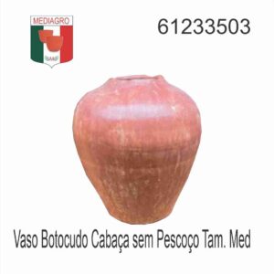 VASO BOTOCUDO CABAÇA SEM PESCOÇO MEDIO